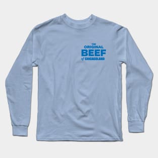 The Original Beef of Chicagoland (blue) Long Sleeve T-Shirt